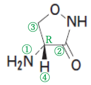 サイクロセリンの化学名 98回薬剤師国家試験問101の2